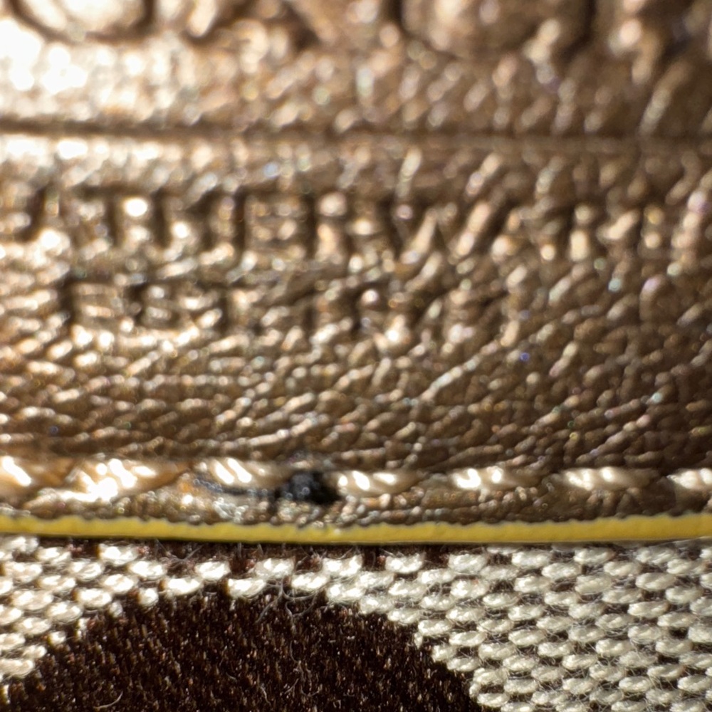 Coach Tan and Brown Signature Wristlet - Picture 11 of 11